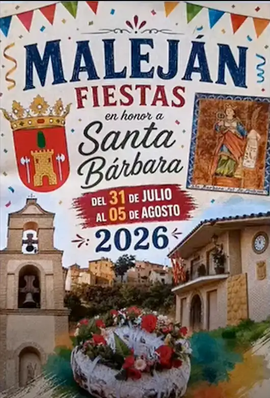 Gracias Maleján 4 cartel fiestas malejan